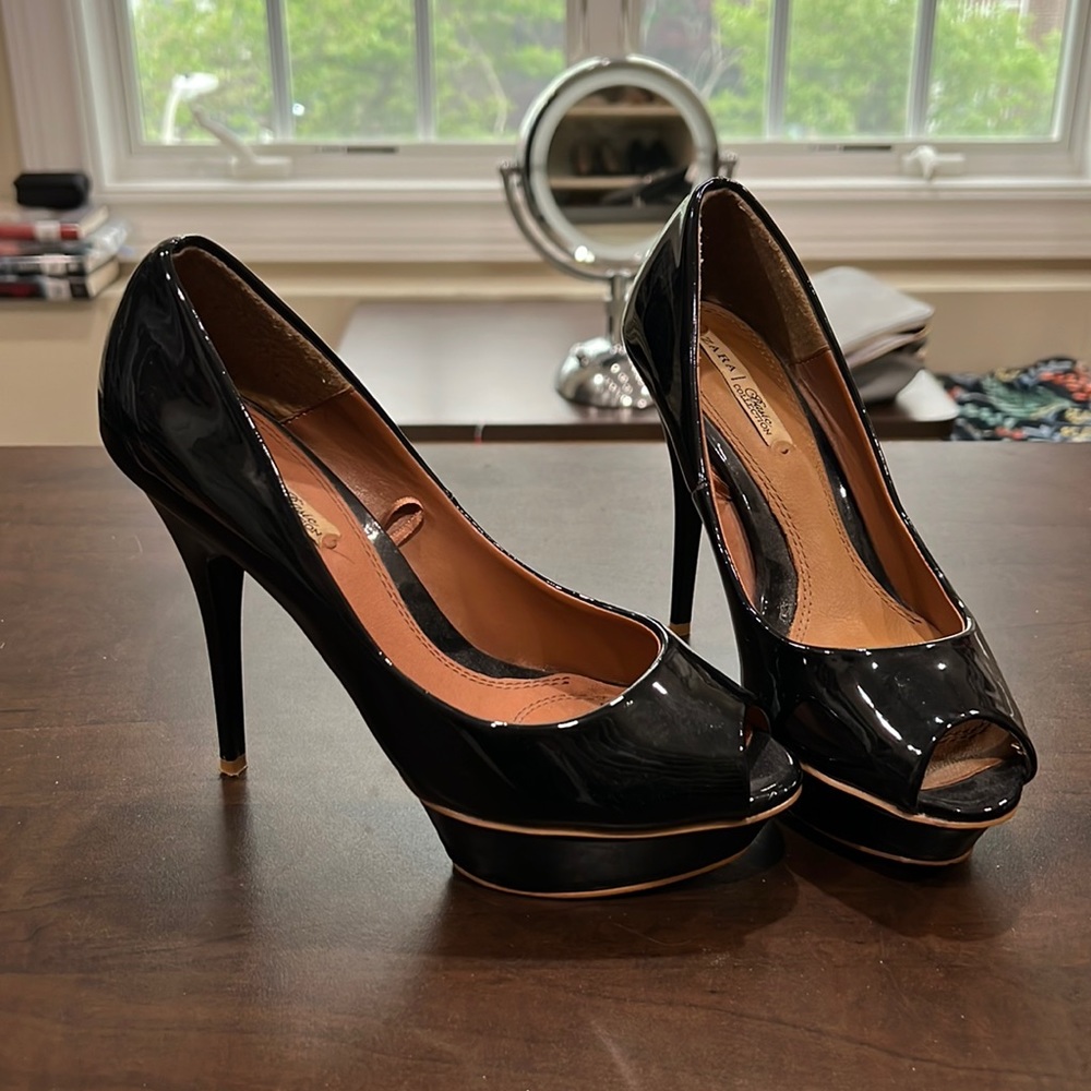 Zara platform heels